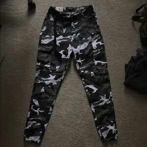 American Bazi Black and White Camouflage Pants